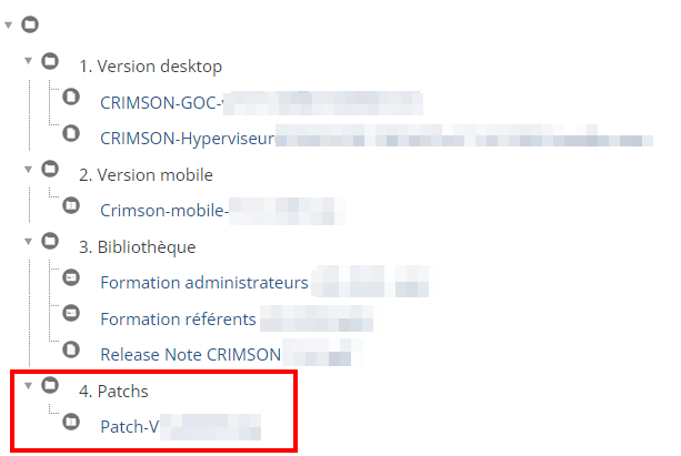 Illustration de la section "Téléchargement admin"